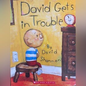 BUNDLE & SAVE 🎉 David Gets in Trouble by David Shannon Softcover Book